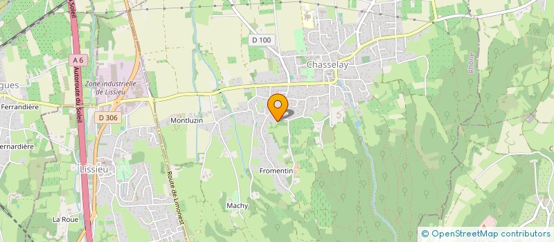 localisation de l'entreprise SOC REPRESENTATIONS JEAN FRANCOIS BEZAUD  CHASSELAY