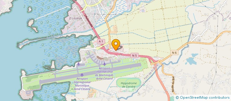 localisation de l'entreprise SOC RESEAUX ET VOIRIE TRAV PUBLICS à LE LAMENTIN