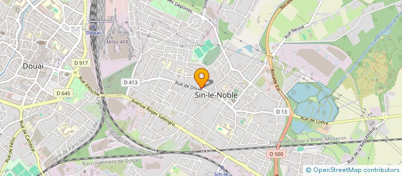 localisation de l'entreprise SOC RESIDENCES REGIONALES à SIN-LE-NOBLE