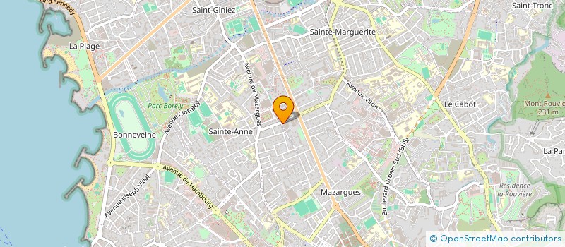 localisation de l'entreprise SOC RESIDUS INDUSTRIE SARL à MARSEILLE