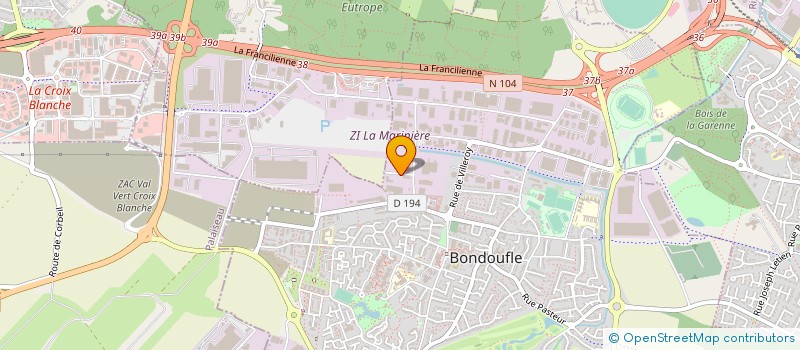 localisation de l'entreprise SOC RESINES REPARATION & REHABILITATION à BONDOUFLE