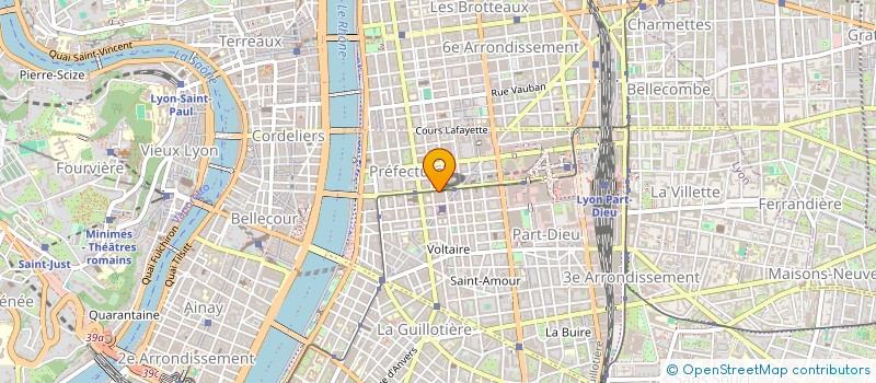 localisation de l'entreprise SOC RESPONSABILITE LIMITEE APRIME SERV. à LYON