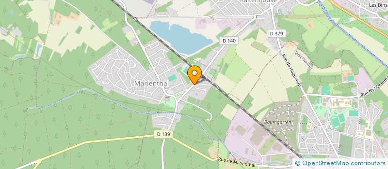 localisation de l'entreprise SOC REST TOURIS GAST DOMAINE LES ACACIAS  HAGUENAU