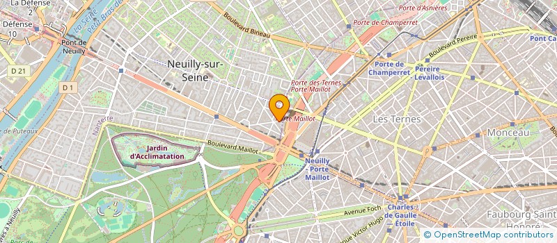 localisation de l'entreprise SOC RESTAURATION ALIMENTATION DE NEUILLY à NEUILLY-SUR-SEINE