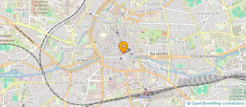 localisation de l'entreprise SOC RESTAURATION NOVATRICE à RENNES