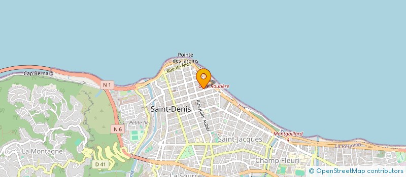 localisation de l'entreprise SOC REUNION ARMEMENT AFFRETEMENT à SAINT-DENIS