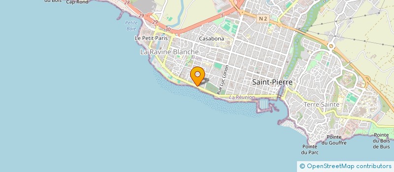 localisation de l'entreprise SOC REUNIONAISE TOURISME à SAINT-PIERRE