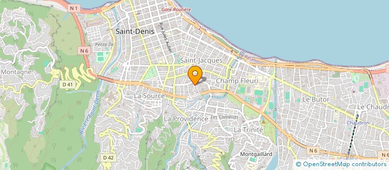 localisation de l'entreprise SOC REUNIONNAISE COMMERCE ET PRESTATIONS à SAINT-DENIS