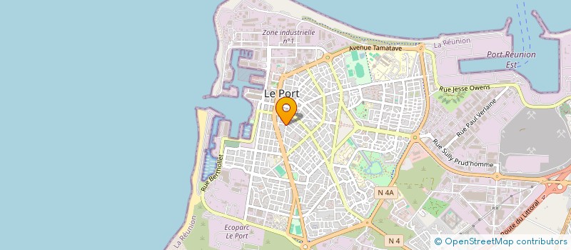 localisation de l'entreprise SOC REUNIONNAISE D'ENTREPRISE MARITIME à LE PORT