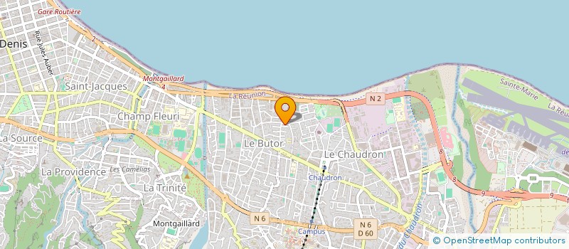 localisation de l'entreprise SOC REUNIONNAISE DE LAVERIE AUTOMATIQUE à SAINT-DENIS