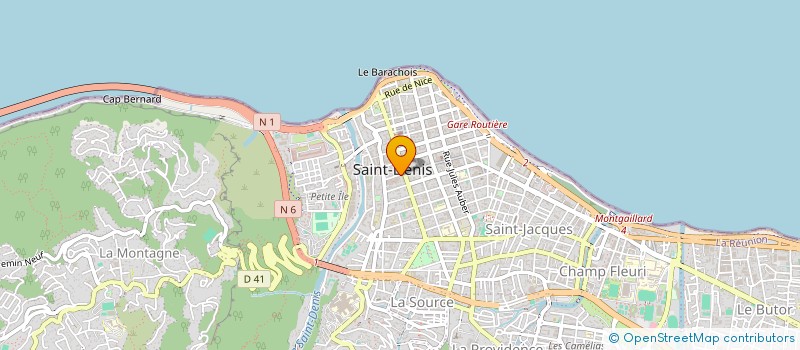 localisation de l'entreprise SOC REUNIONNAISE DE PRODUITS FRAIS à SAINT-DENIS