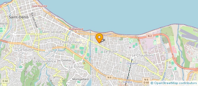 localisation de l'entreprise SOC REUNIONNAISE IMPORT ET DIFFUSION à SAINT-DENIS