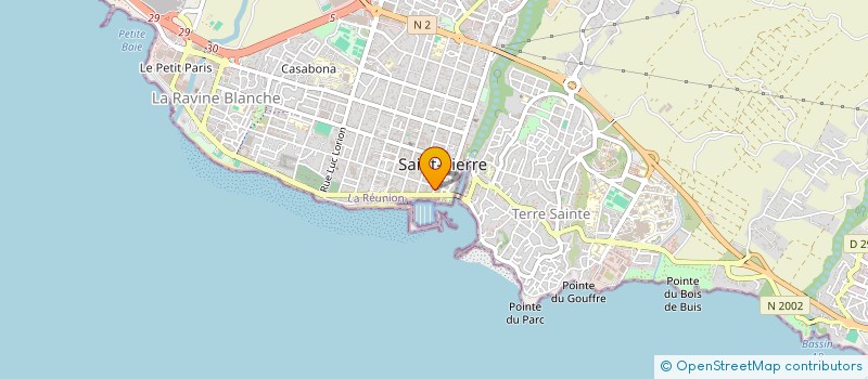 localisation de l'entreprise SOC REUNIONNAISE TRANSPORTS à SAINT-PIERRE