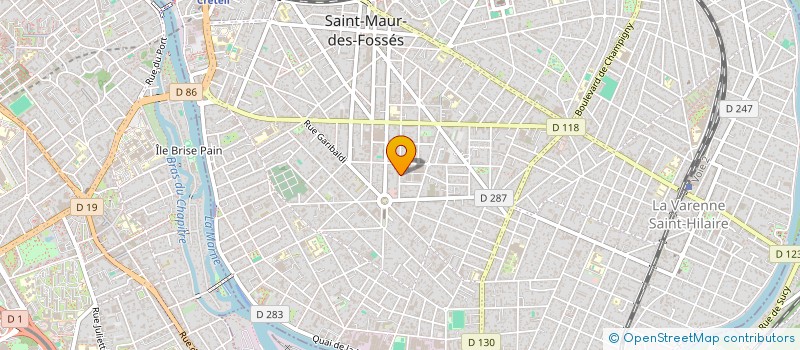 localisation de l'entreprise SOC REVISION GESTION EXPERTISE COMPTABLE à SAINT-MAUR-DES-FOSSES