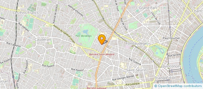 localisation de l'entreprise SOC RHODANIENNE DE TEXTILE à BORDEAUX