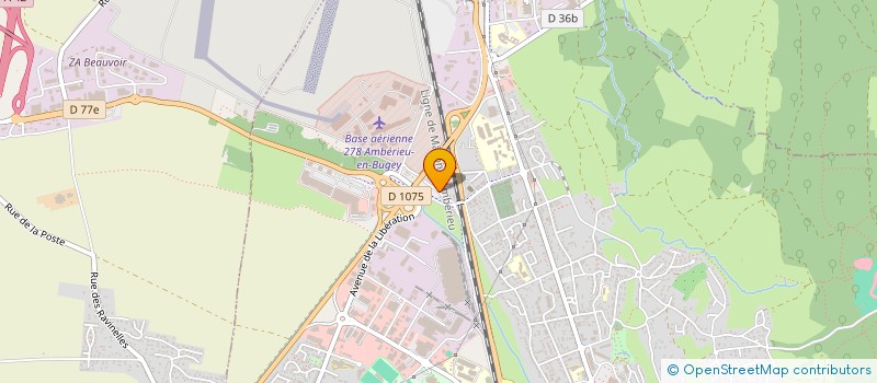 localisation de l'entreprise SOC RHODANIENNE INDUSTRIELLE TECHNIQUE à AMBERIEU-EN-BUGEY