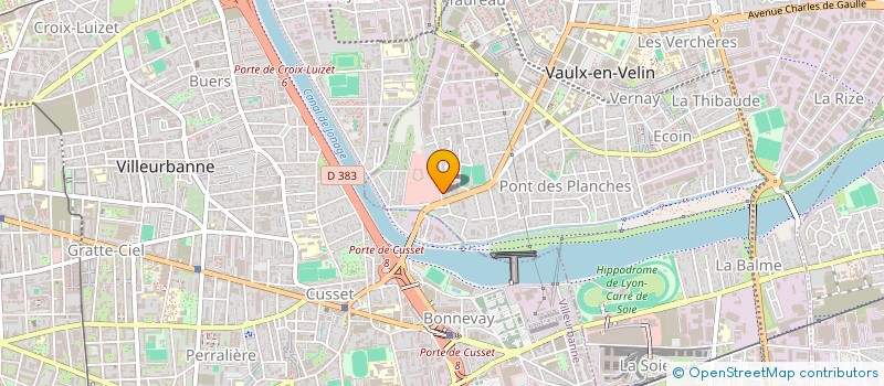 localisation de l'entreprise SOC RHONE-ALPINE DE DEPOT  VAULX-EN-VELIN