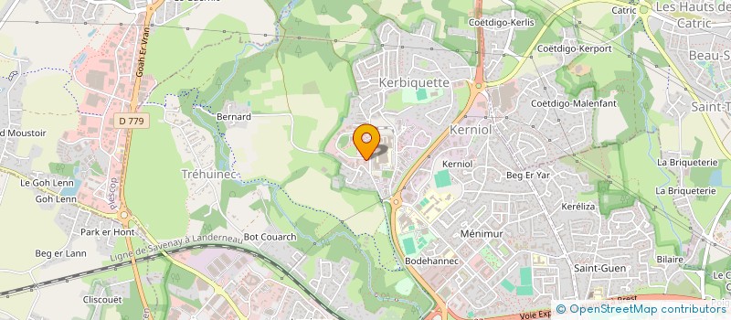localisation de l'entreprise SOC.RHUMATOLOGIQUE ERGAN KERMABON  VANNES
