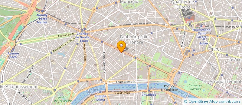 localisation de l'entreprise SOC ROACH  PARIS