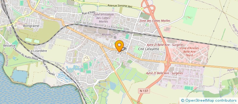 localisation de l'entreprise SOC ROCHELAISE D INGENIERIE FINANCIERE à AYTRE