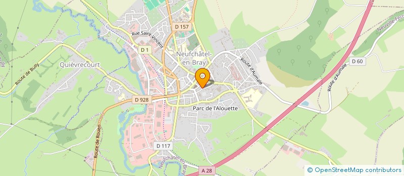 localisation de l'entreprise SOC ROLLAND GROUSSET AVRIL à NEUFCHATEL-EN-BRAY