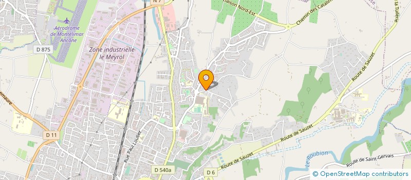 localisation de l'entreprise SOC ROMANDIS à MONTELIMAR