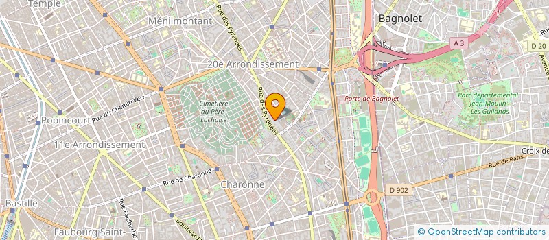 localisation de l'entreprise SOC ROUFFET RAVALEMENT  PARIS