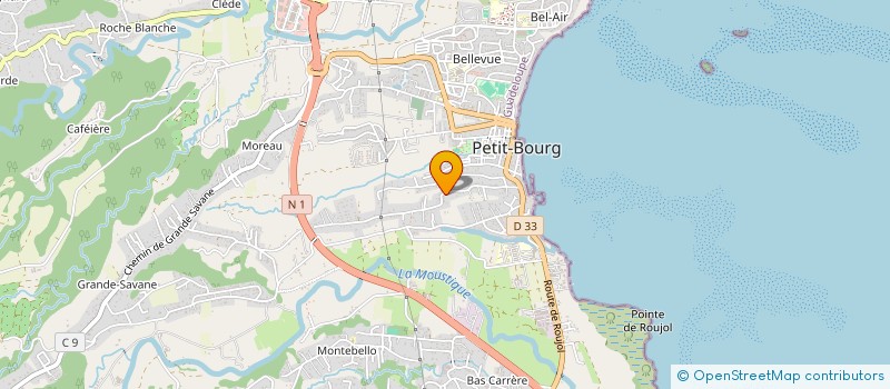localisation de l'entreprise SOC ROUTIERE TRANSPORTS GUADELOUPEENS à PETIT-BOURG