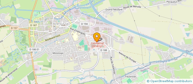 localisation de l'entreprise SOC ROUTIERE TRAV INDUST SOC NOUVELLE à AIRE-SUR-LA-LYS
