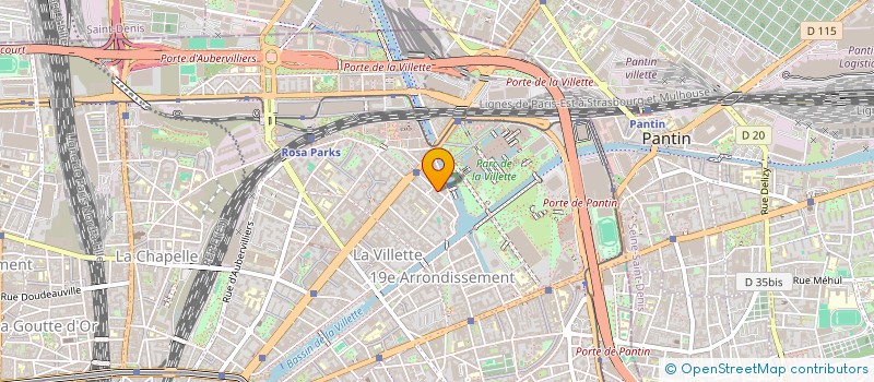 localisation de l'entreprise SOC ROUVET SPORT  PARIS