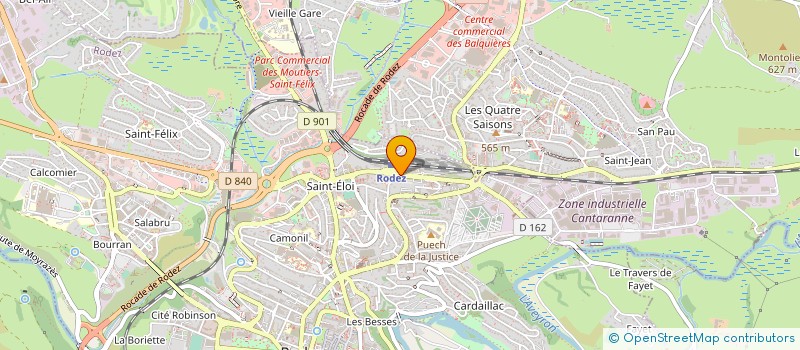 localisation de l'entreprise SOC RUTHENOISE D'HOTELLERIE  RODEZ