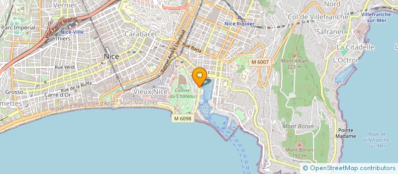 localisation de l'entreprise SOC S.A.T.A à NICE