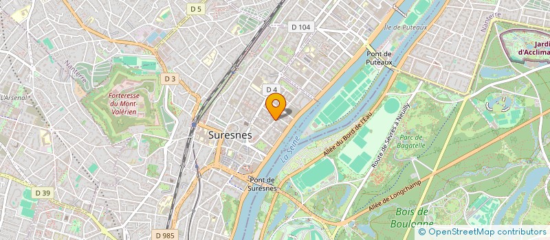 localisation de l'entreprise SOC S B D LE PROTOTYPE INDUST à SURESNES