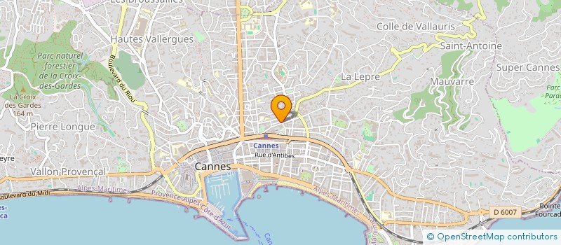 localisation de l'entreprise SOC S O C A N E T à CANNES