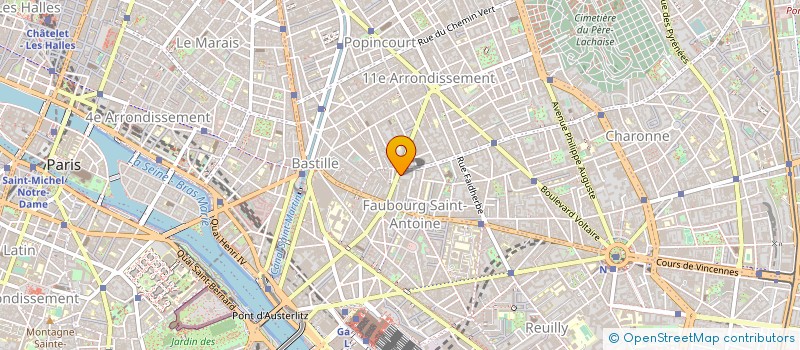 localisation de l'entreprise SOC S.W. à PARIS