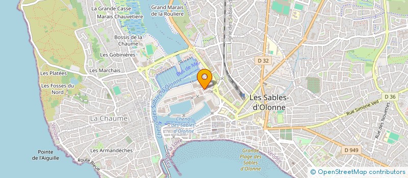 localisation de l'entreprise SOC SABLAISE MECANIQUE NAVALE à LES SABLES D'OLONNE