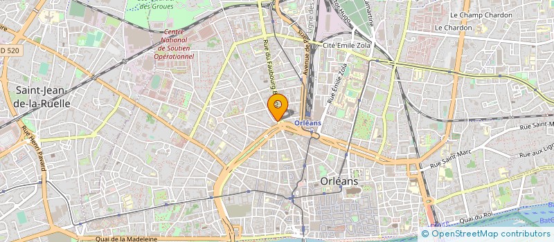 localisation de l'entreprise SOC SAINT AIGNAN à ORLEANS