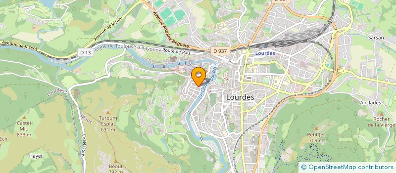 localisation de l'entreprise SOC SAINTE ANNE à LOURDES