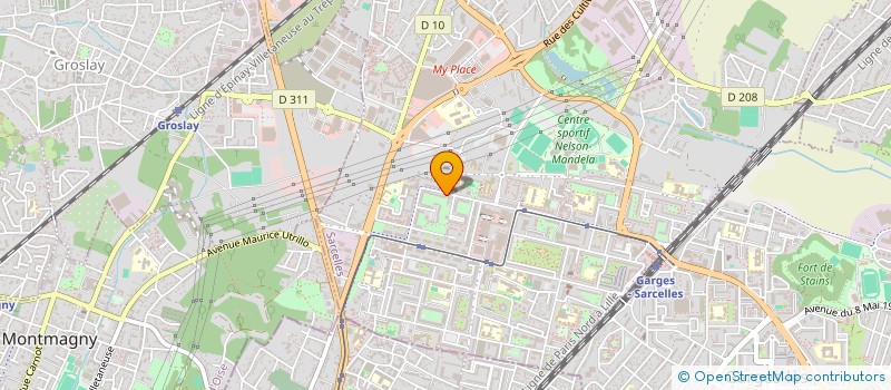 localisation de l'entreprise SOC SARCELLES PRESSING à SARCELLES