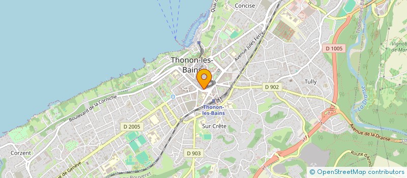 localisation de l'entreprise SOC SARL HOTEL VICTORIA à THONON-LES-BAINS
