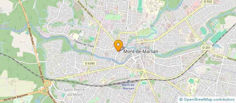 localisation de l'entreprise SOC SARL MONTAUT  MONT-DE-MARSAN