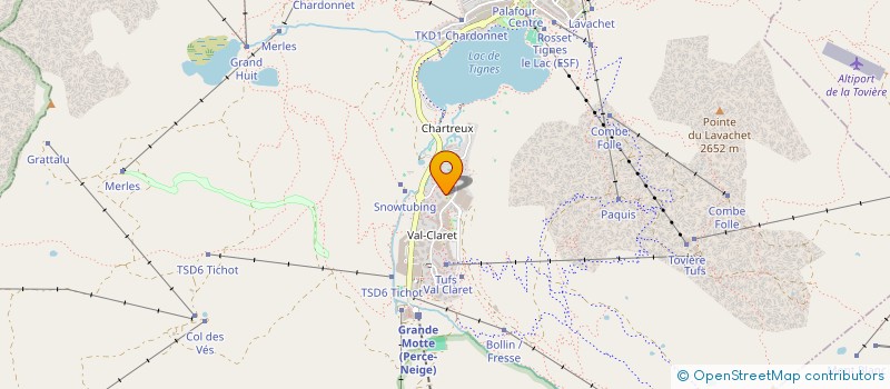 localisation de l'entreprise SOC SAVOISIENNE DE TAXIS à TIGNES