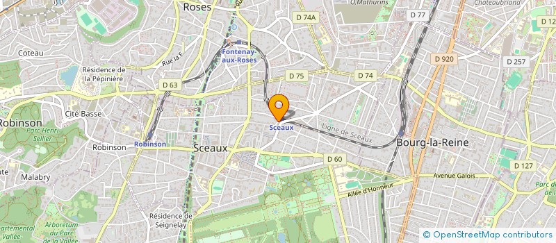 localisation de l'entreprise SOC SCEENNE CONSEIL ET COMMERCIALISATION à SCEAUX