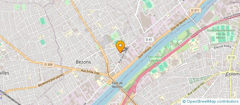 localisation de l'entreprise SOC SCES POUR INDIVIDUEL & COLLECTIVITES à BEZONS