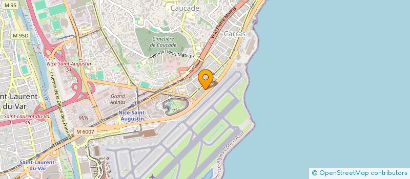 localisation de l'entreprise SOC SCF DIFFUSION à NICE