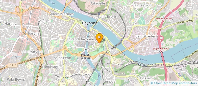 localisation de l'entreprise SOC SCIENCES LETTRES ET ARTS DE BAYONNE à BAYONNE