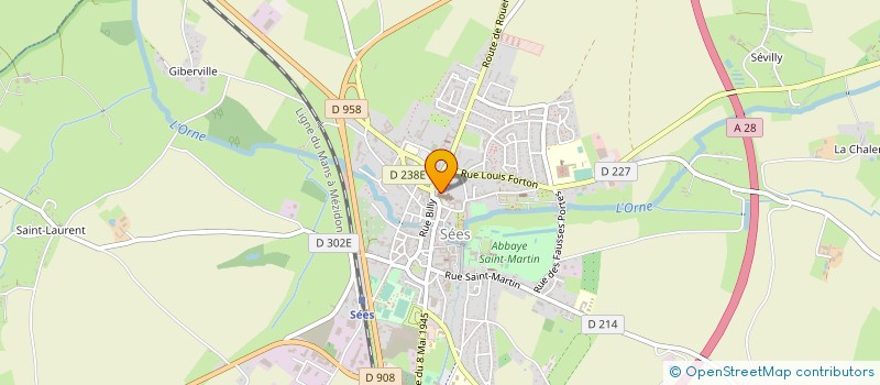 localisation de l'entreprise SOC SECOURS MUTUELS SAPEURS POMPIERS à SEES