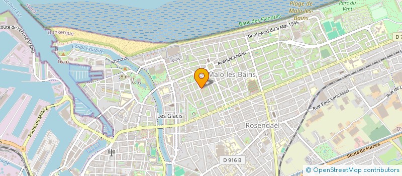 localisation de l'entreprise SOC SECOURS MUTUELS SAPEURS POMPIERS à DUNKERQUE