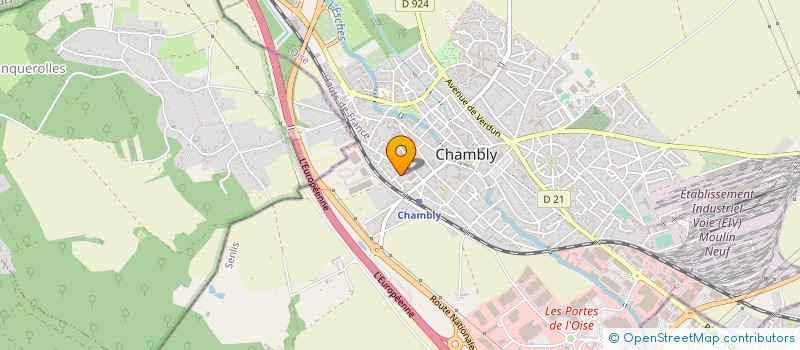 localisation de l'entreprise SOC SECURITE TECHNIQUE APPLIQ ROUTIERE  CHAMBLY