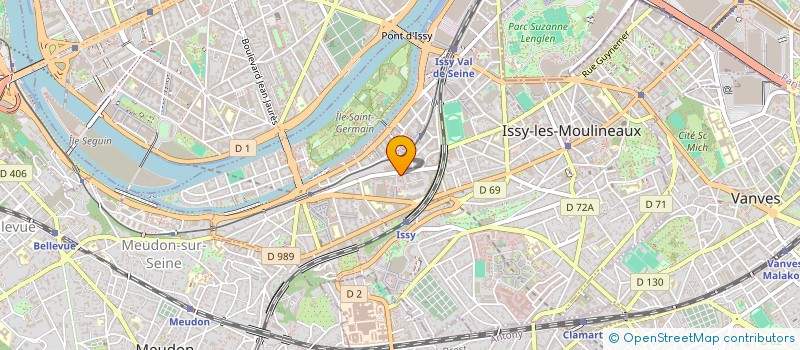 localisation de l'entreprise SOC SEDAX à ISSY-LES-MOULINEAUX